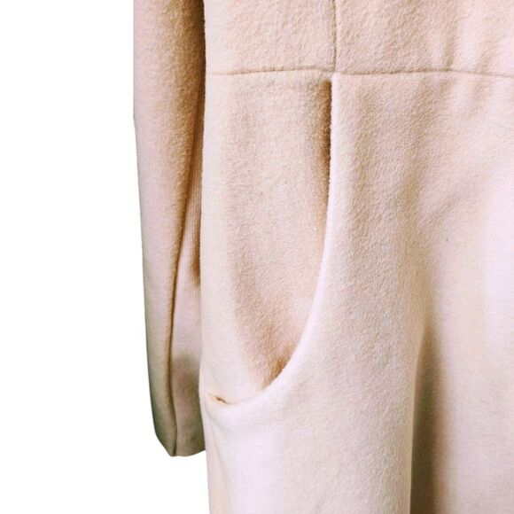 TORRID WOOL Pale Pink Fit & Flare Plus Size Long Winter Coat 3X - Picture 4 of 14